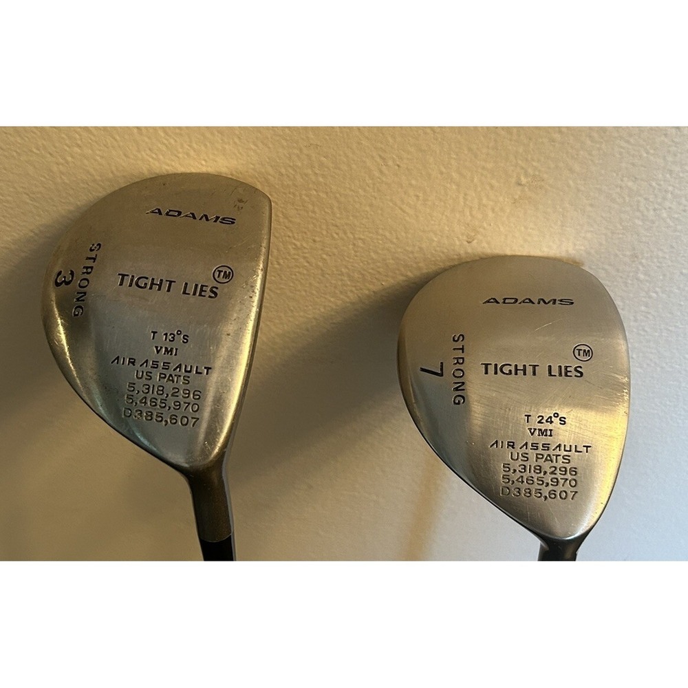 Adam's  Tight Lies Strong 3&7 Woods‎ Set Right Handed Graphite RegShaft Ladies